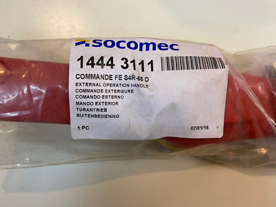 Socomec 14443111 Externer Frontgriff I-0 Typ S4 Rot/Gelb IP65