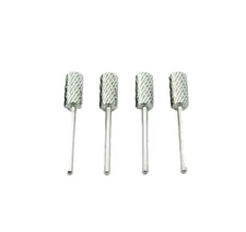 Startool Acrylic Nail Drill 3/32" STXXX ST. 3X Coarse Silver *( 4 Pieces )