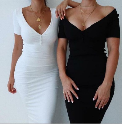 midi bodycon dress short sleeve