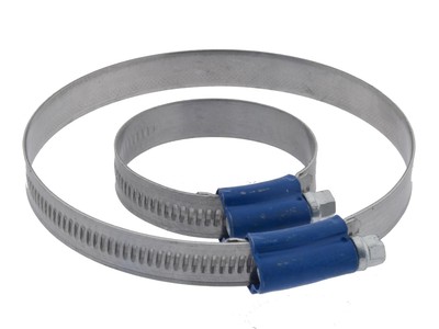 ABA Schlauchschellen mit Schneckengewinde Bandbreite 12 mm Stahl verzinkt W1
