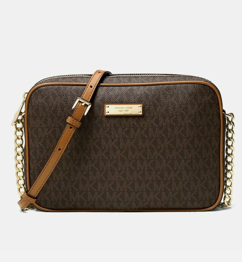 【国内即発】マイケルコース JET SET ITEM LG CROSSBODY BROWN Michael Kors Jet Set Brown LG EW Crossbody | eBay
