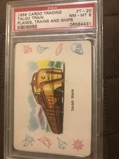 1958 CARDO PLANES TRANES AND SHIPS #T-20 TALGO TRAIN