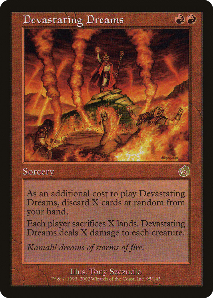 Devastating Dreams X (1) MTG Torment Excellent/Near Mint- 4RCards
