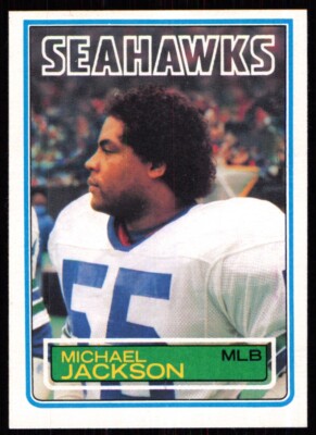1983 Topps Michael Jackson Rookie Seattle Seahawks #387 | eBay
