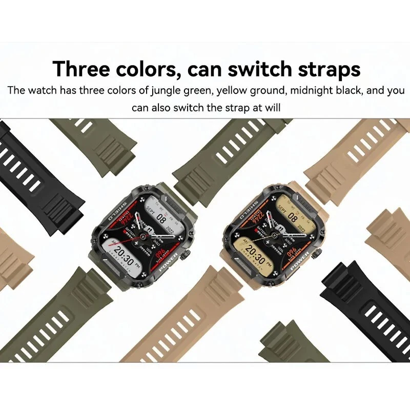 Correa Inteligente Original para MK66 Pulsera Pulsera Reloj Inteligente Bandas 15mm Militar Foto 3 de 4