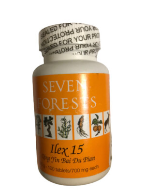 Seven Forests - Ilex 15 / Qing Yin Bai Du Pian, 100 Tablets