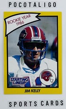1990 Starting Lineup Jim Kelly Yellow Border Buffalo Bills 