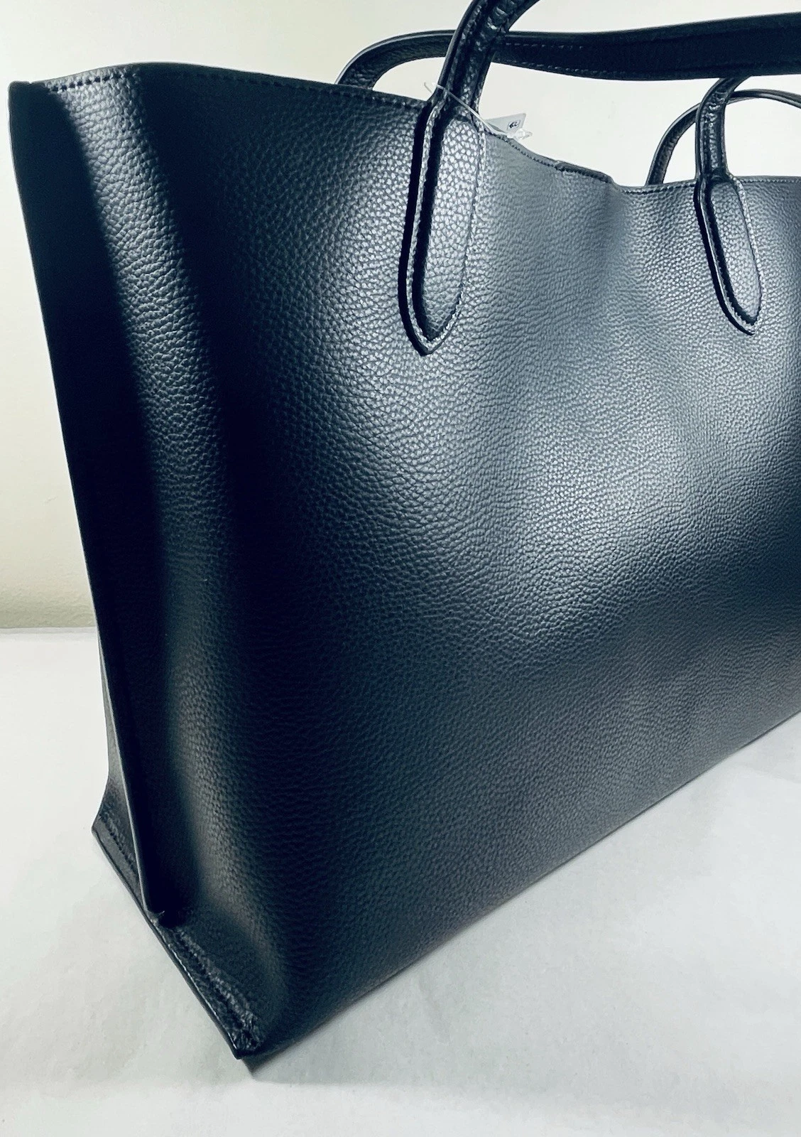 Borsa Coach Willow CO689 NERA pelle ciottolata firma interna tote bag