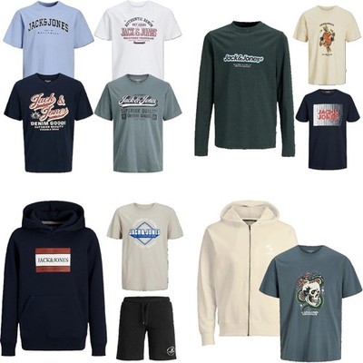 JACK & JONES Jungen  Kapuzenpullover Junior Kids Hoodie Sweat T Shirt Paket Neu