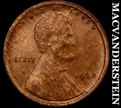 1920 Lincoln Wheat Cent- Choice Gem Brilliant Uncirculated++ Luster #J3227