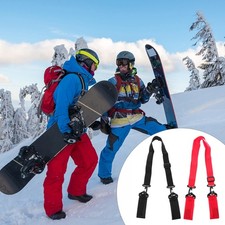 2 pcs snowboard trasporto accessorio con spalla da sci da sci in nylon