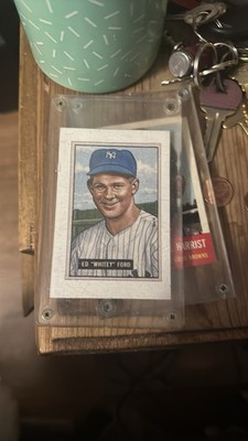 1951 Bowman Whitey Ford RC Rookie NY Yankees Baseball Card