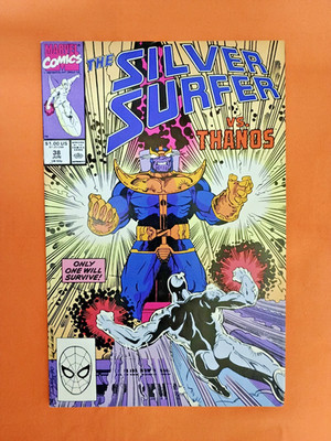 Silver Surfer #38 June 1990 Direct Edition - Climate Controlled Vibrant Color