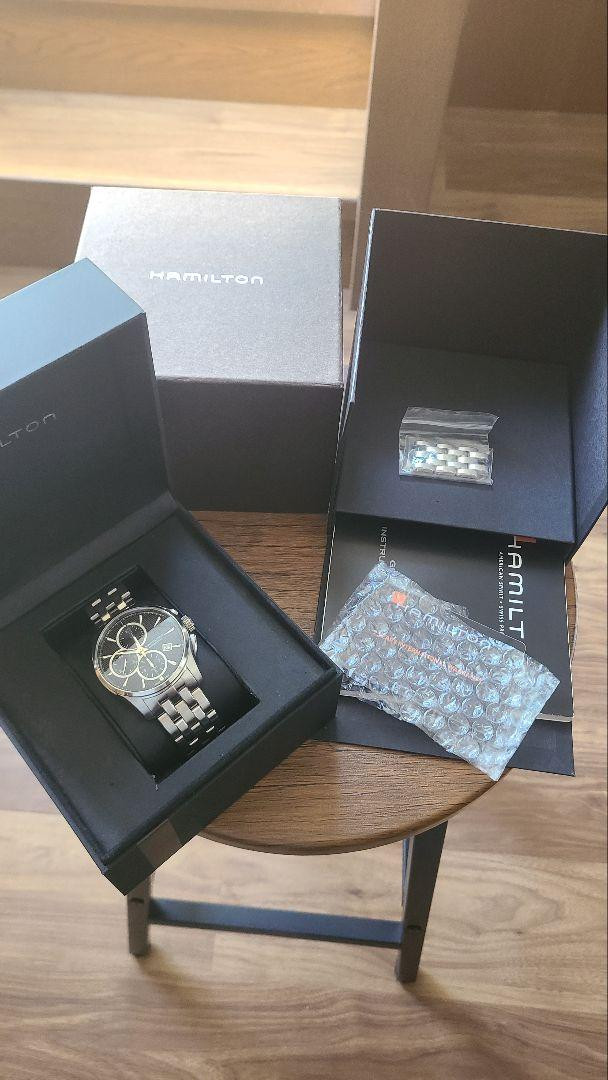 Hamilton Jazzmaster Auto Chrono 42mm Black Dial SS Sapphire Hamilton Jazzmaster Auto Chrono 42mm Black Dial SS Sapphire