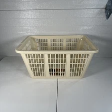 Vintage Max Klein Co. Almond Laundry Basket Kmart Rare New Old Stock!