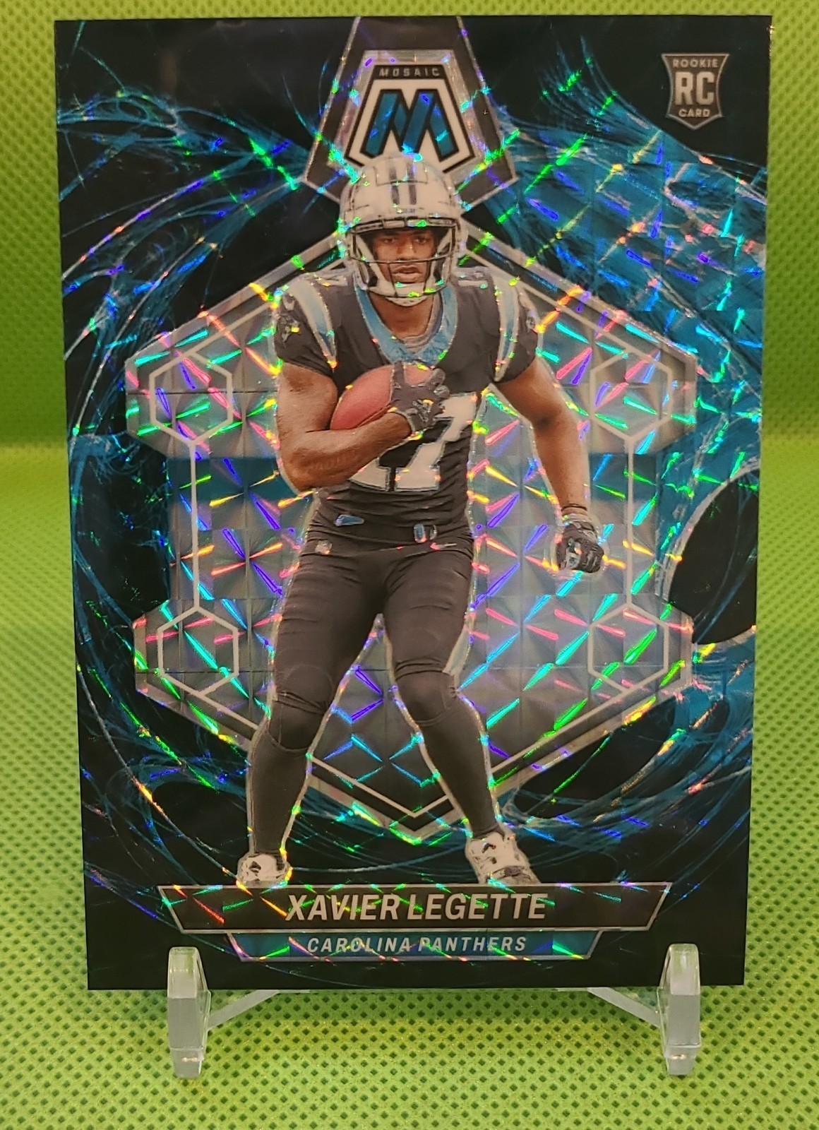 2024 Panini Mosaic - Rookies Xavier Legette #332 Genesis Mosaic Prizm (RC)