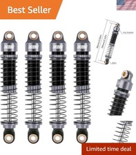 High-Performance 59mm Threaded Dampers for Customized 1/18 RC Crawlers - Grey