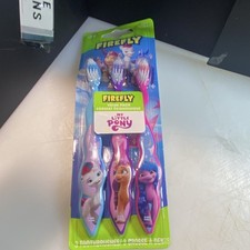 Firefly My Little Pony Kids Regular Toothbrush 3-Pack Soft Nylon Bristles
