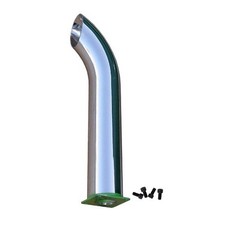 Fits John Deere Chrome Curved Exhaust Stack A G 60 630 730 Fits John Deere Chrome Curved Exhaust Stack A G 60 630 730