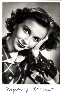 Ak Schauspielerin Ingeborg Körner, Portrait, Autogramm - 10901384