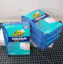 NIB 4 Pack OdoBan Eliminate Odor OdoSorb Hanging Moisture Absorber like Damp Rid