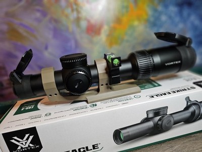 Vortex Optics Strike Eagle 1-8x24mm 30mm EBR-8 FFP Rifle Scope - Black (SE-1801)