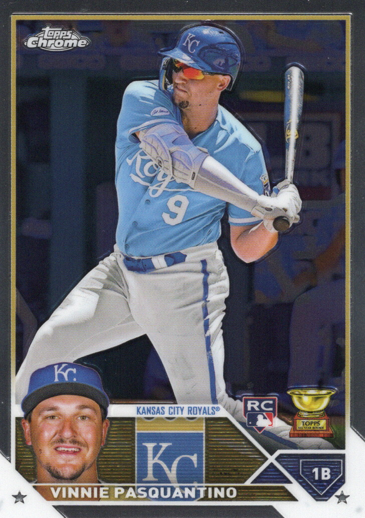 2023 Topps Chrome #119 Vinnie Pasquantino Rookie RC Kansas City Royals