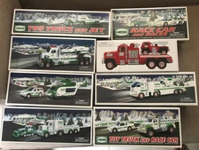 Hess Toy Collection. Various Years. Brand New in Box. Never Opened.