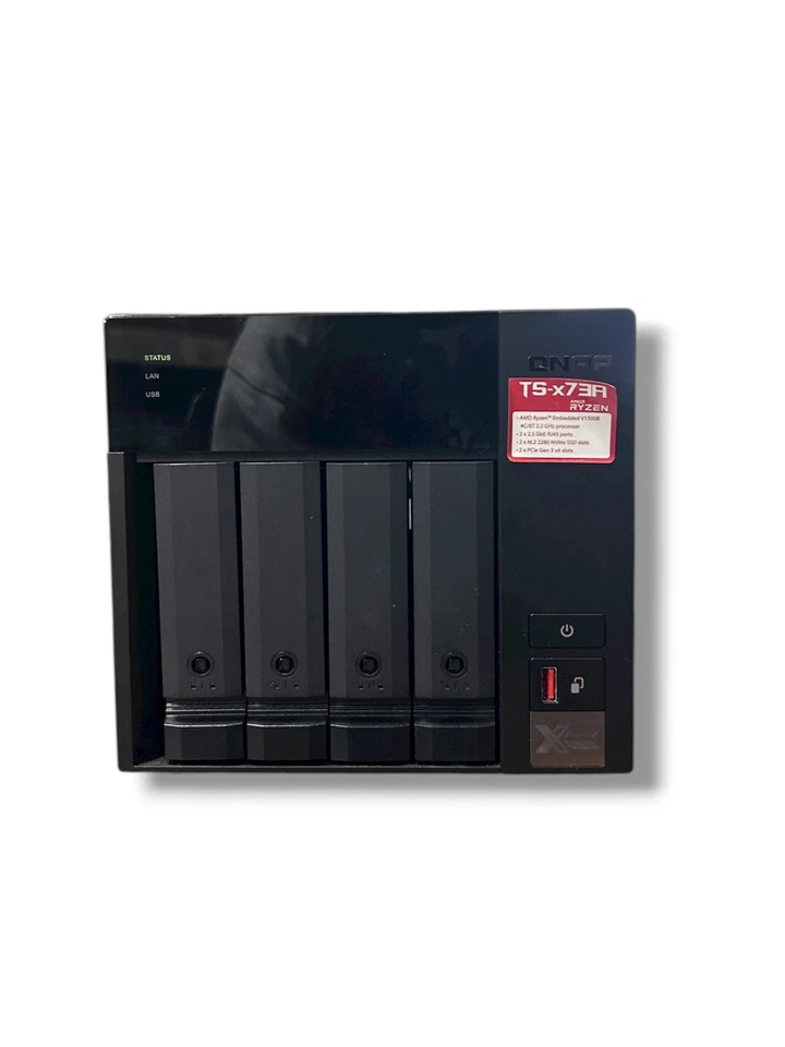 QNAP TS-473A-8G-US 4 Bay Ryzen Desktop NAS (Diskless) - Image 2 of 4