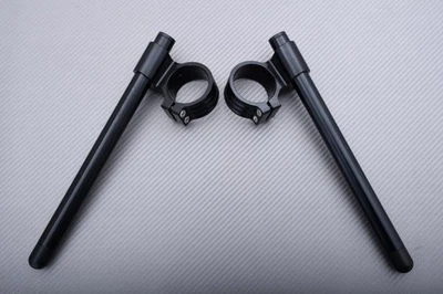 Bracelet Demi-Guidon Réhaussés Noir 50mm Pour HONDA CBR 1000 RR Fireblade 04-15 - Photo 1/4