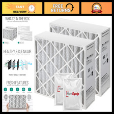20x25x4 MERV 11 Furnace Filters - High-Efficiency Air Filter Replacement 2 Pack