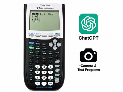 TI-84 Plus AI Calculator w/ ChatGPT + 5MP Camera
