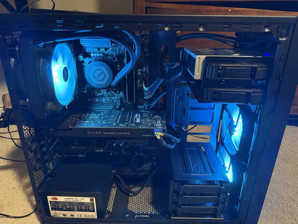 RTX 1070 Gaming PC I7-7700K, 16GB RAM, WiFi, 256GB SSD, Gaming Desktop Foto 2 de 4