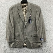 NEW Chaps Ralph Lauren Mens 44R Blazer 100 Lambs Wool Herringbone MSRP 300