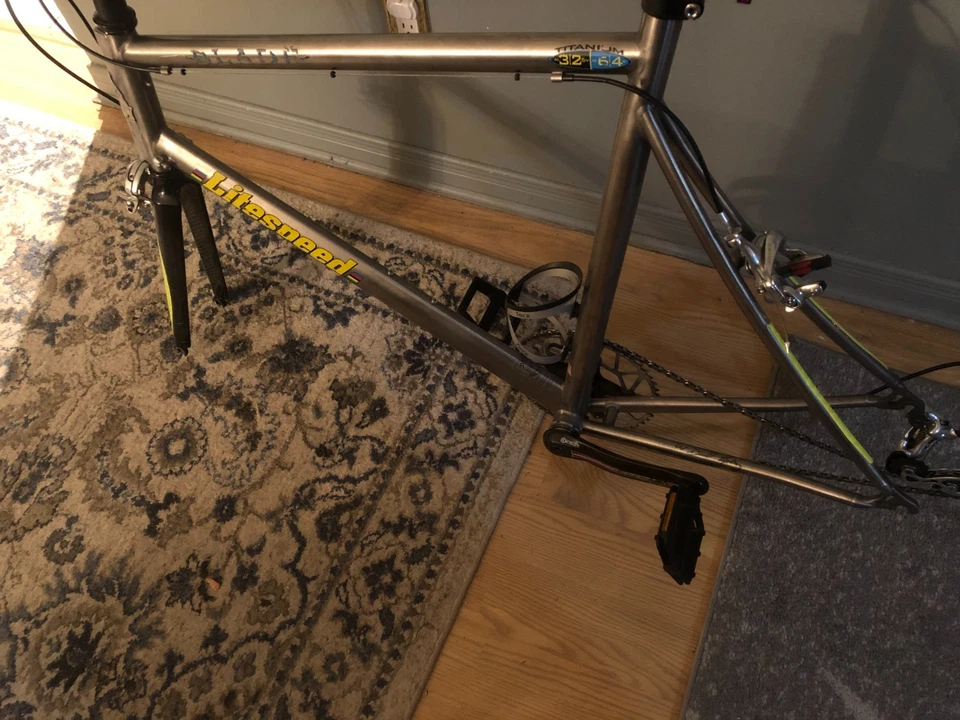 1999 Litespeed Blade Titanium TT Triathlon Bike 650C Frame size 58cm - Image 2 of 4