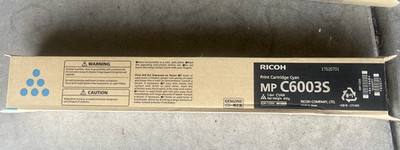 ricoh mp C6003S Cyan Sealed OEM