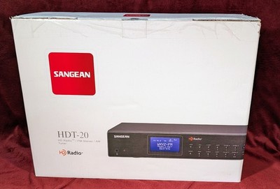 Sangean HDT-20 HD Radio Digital FM Stereo/AM Component Tuner- NEW in opened box