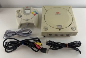 Sega Dreamcast HKT-3000 Console Boxed Set Controller Japan Tested