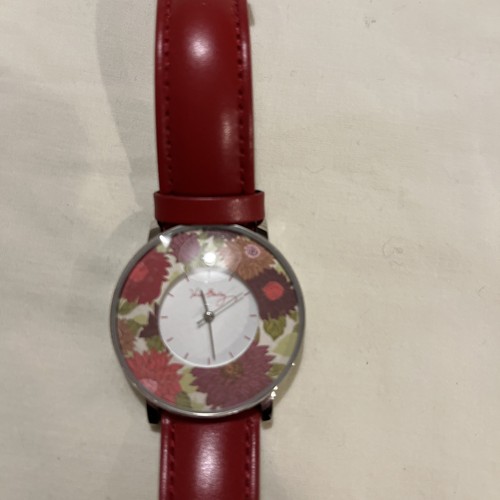 Neu mit Etikett Vera Bradley Uhr - Hello Dahlia #113734-057 (auf einem Kissen in einer Box) 65 $. - Bild 3 von 7