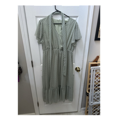 Light Green XL Textured Wrap Maternity Dress | eBay Light Green XL Textured Wrap Maternity Dress | eBay