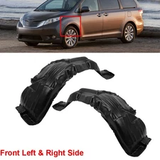 Set of 2 Fender Liner For Toyota Sienna 2011-2017 Front Left & Right Inner