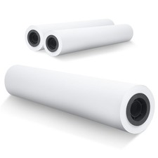 Wide Format Paper, 24" x 150 ft, 10kg/4 Roll, 2" Core, CAD Bond Rolls, 95 Bri...