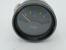 Vintage Medallion Instruments Marine Boat Fuel Gauge 12V Black Face