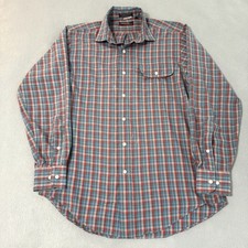 Vintage Chaps Ralph Lauren Button Up Shirt Men s Medium Plaid Long Sleeve 80s