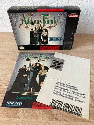 The Addams Family Super Nintendo SNES LEER-OVP  NTSC mit Anleitung - OHNE SPIEL