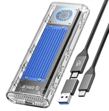 ORICO M2 TCM2-U4 NVMe SATA SSD Enclosure USB C 40Gbps/10Gbps SSD Case for M /B+M