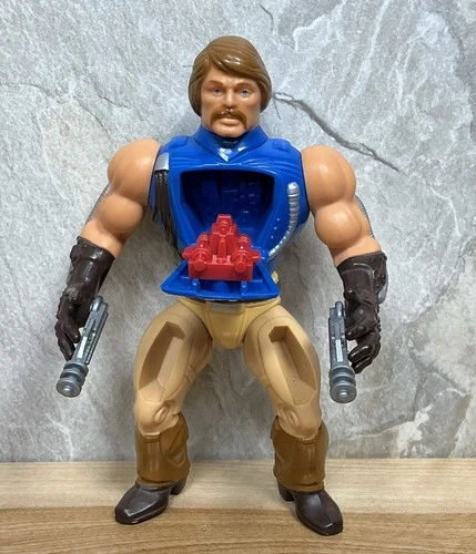 Vintage 1985 Rio Blast MOTU Figure Mattel He-Man Masters Of The Universe