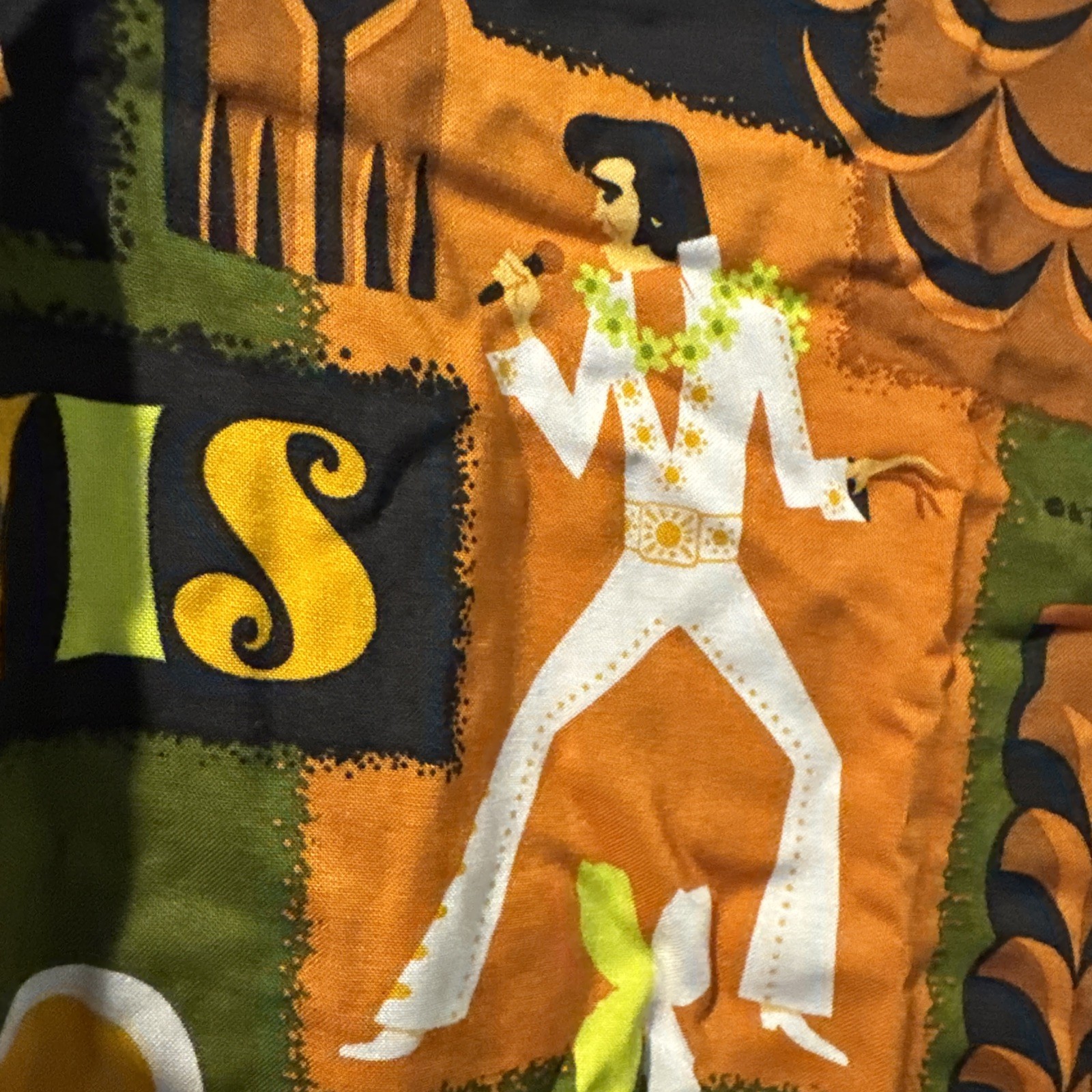 Shag Elvis Graceland Hawaiian Shirt Size XL Jungle Room Theme Aloha Limited 500 image 7