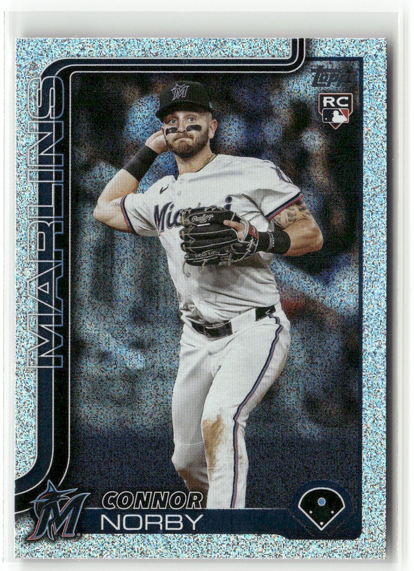 2025 Topps Sandglitter Connor Norby Rookie Miami Marlins #132