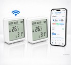 2x SCHARTEC Temperatursensor Wifi Luftfeuchtigkeitsmesser Thermometer Hygrometer